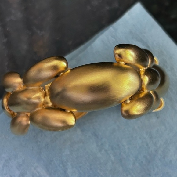 Vintage Givenchy Runway Link Brushed Matte Bracelet - Picture 4 of 10